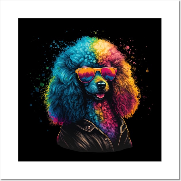 Grooving Poodle Wall Art by HorridFashion